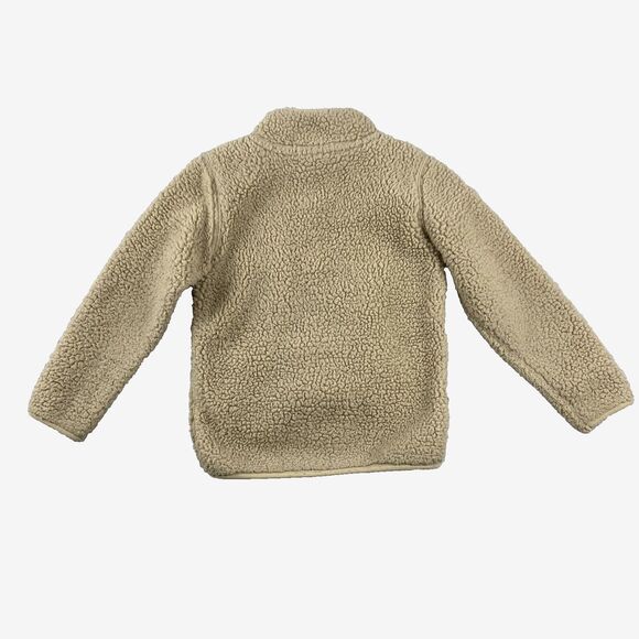 Carter’s Kids Tan Beige Sherpa 1/4 Zip Pullover Size 6/6A‎ - Picture 3 of 7